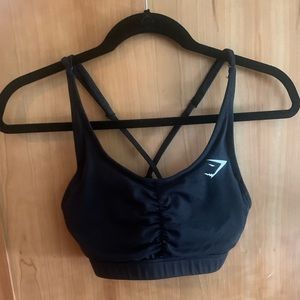 Black Gym Shark Ease Sports Bra